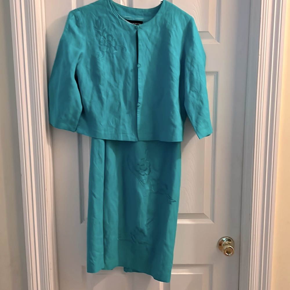 2 piece set- sleeveless dress with jacket